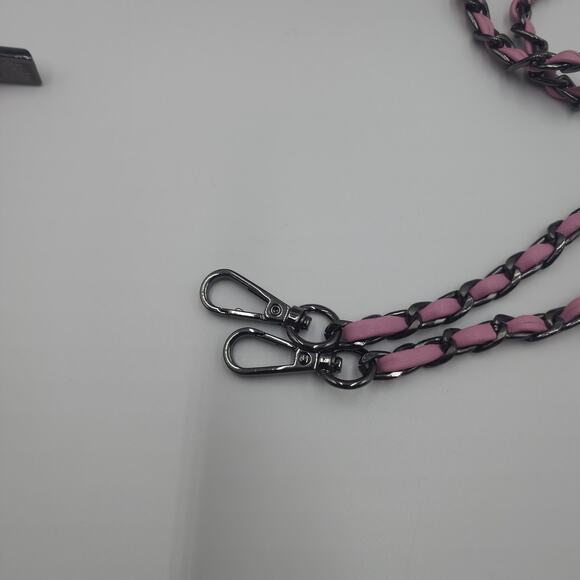 JINMANXUE Small Hand Woven Shoulder Crossbody Bag in Mauve - Picture 5 of 12